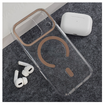 Maska Berlia Sheen Mag Case za iPhone 17 Pro Max zlatna