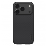 Maska Nillkin Super Frosted Shield Pro za iPhone 17 Pro (bez otvora za logo) crna