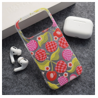 Maska Nanobit Print za iPhone 17 Pro Max Checkered Cherries