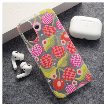 Maska Nanobit Print za iPhone 17 Checkered Cherries