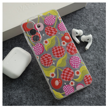 Maska Nanobit Print za Samsung A17 5G/ A175F Checkered Cherries
