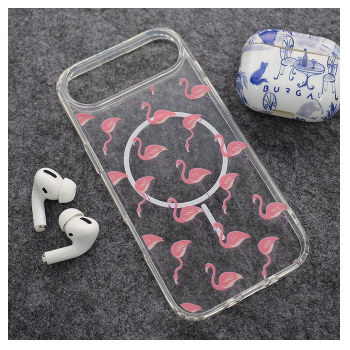 Maska Mag Case Nanobit Print za iPhone Air Tropical Flamingos