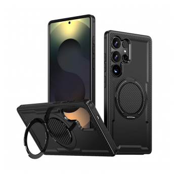 Maska Ring Armor Mag Case za Samsung S25 Ultra/ S938B crna