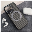 Maska Carbon Stand Mag Case za iPhone 16 Pro Max crna