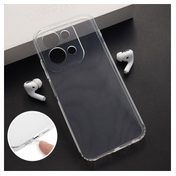 Maska Skin Silikon with pluggy za Xiaomi Redmi 15C (173mm) transparent