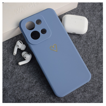 Maska Golden Heartbeat za Xiaomi Redmi 15C (173mm) plava