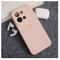Maska Golden Heartbeat za Xiaomi Redmi 15C (173mm) roze