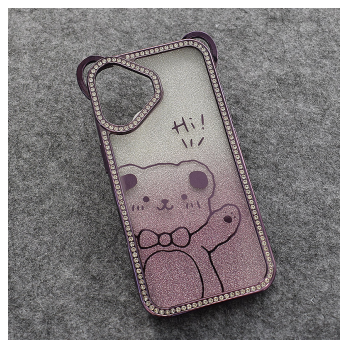 Maska HiBear za iPhone 16 ljubicasta