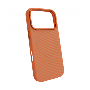 Maska Carbon Wave za iPhone 17 Pro narandzasta