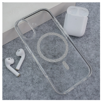 Maska Mag Case Bling za iPhone 17 srebrna