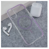 Maska Mag Case Bling za iPhone 17 ljubicasta