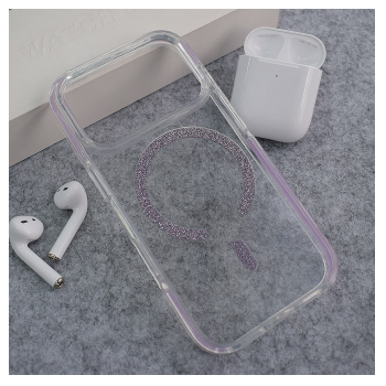 Maska Mag Case Bling za iPhone 17 Pro ljubicasta