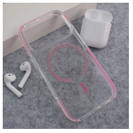 Maska Mag Case Bling za iPhone 17 Pro Max roze