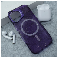 Maska Mag Case Bling Camera Bracket za iPhone 17 ljubicasta