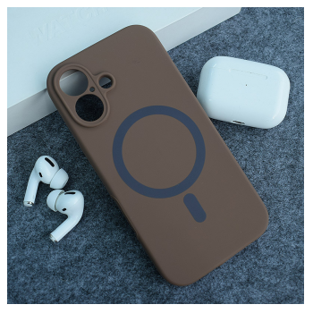 Maska Mag Case PureTone za iPhone 16 braon