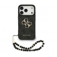 Maska Guess 4G Strap 4G Classic Logo za iPhone 17 Pro crna