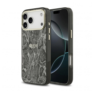 Maska Guess Python Pattern MagSafe za iPhone 17 Pro Max crna