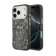 Maska Guess Python Pattern MagSafe za iPhone 17 Pro crna