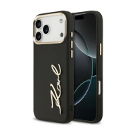 Maska Karl Lagerfeld Karl Script Logo Case za iPhone 17 Pro Max crna