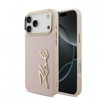 Maska Karl Lagerfeld Karl Script Logo Case za iPhone 17 Pro Max pink