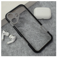 Maska Wolmtt bumper za iPhone 17 crna
