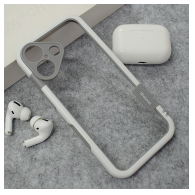 Maska Wolmtt bumper za iPhone 17 bela