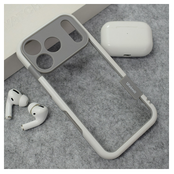 Maska Wolmtt bumper za iPhone 17 Pro Max bela