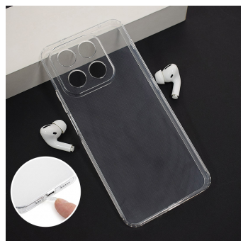 Maska Skin Silikon with pluggy za Honor 400 Smart/ X7d transparent