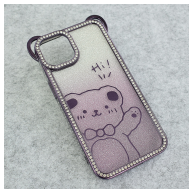 Maska HiBear za iPhone 15 ljubicasta