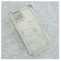 Maska HiBear za iPhone 15 srebrna