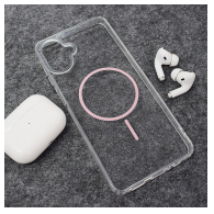 Maska Mag Case Clear Slim za Samsung A07/ A075F roze