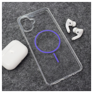 Maska Mag Case Clear Slim za Samsung A17 5G/ A175F ljubicasta