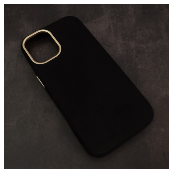 Maska Mag Case Alkantara za iPhone 17 crna