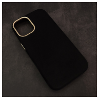 Maska Mag Case Alkantara za iPhone 17 crna