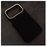 Maska Mag Case Alkantara za iPhone 17 Pro crna