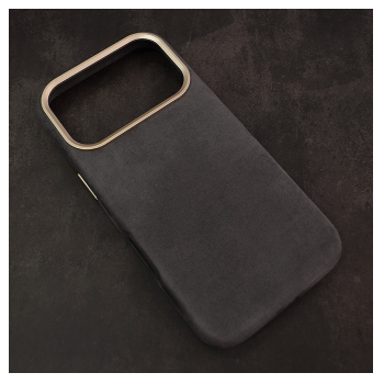 Maska Mag Case Alkantara za iPhone 17 Pro Max siva