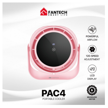 Prenosni ventilator Fantech PAC4 pink