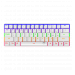 Gaming mehanicka tastatura T-DAGGER Arena TGK321W-BL (plavi switch) bela