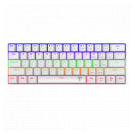 Gaming mehanicka tastatura T-DAGGER Arena TGK321W-BL (plavi switch) bela