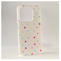 Maska Candy Dots za Honor 400 Smart/ X7d bela