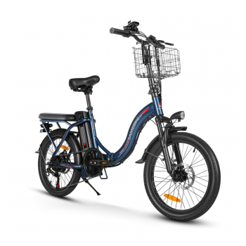 Elektricni bicikl Samebike CY20 tamno plavi