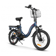 Elektricni bicikl Samebike CY20 tamno plavi
