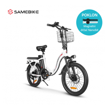 Elektricni bicikl Samebike CY20 beli