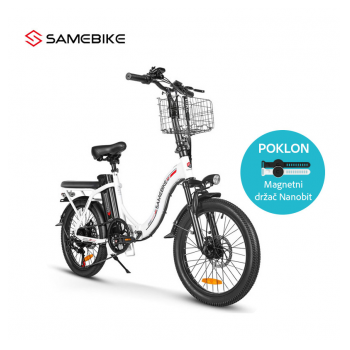 Elektricni bicikl Samebike CY20 beli