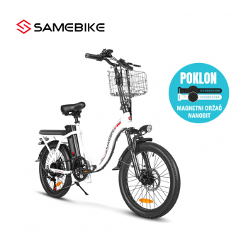 Elektricni bicikl Samebike CY20 beli