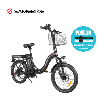 Elektricni bicikl Samebike CY20 crni