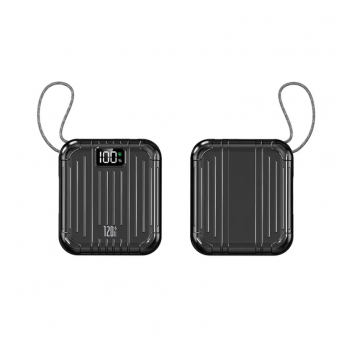 Power bank 120W 10.000 mAh crni