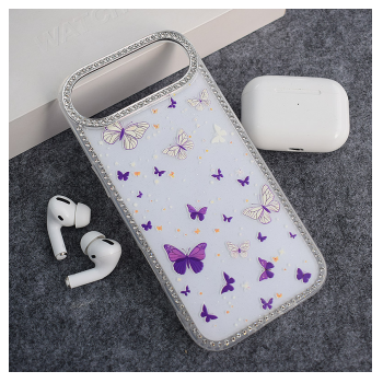Maska Sunny Garden za iPhone Air Purple Blossom