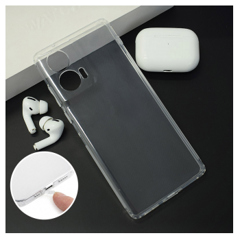 Maska Skin Silikon with pluggy za Motorola Edge 50 Fusion/ Moto G96 transparent