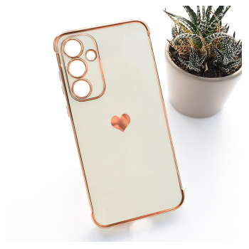 Maska Heart Frame za Samsung A57 5G/ A576B bela